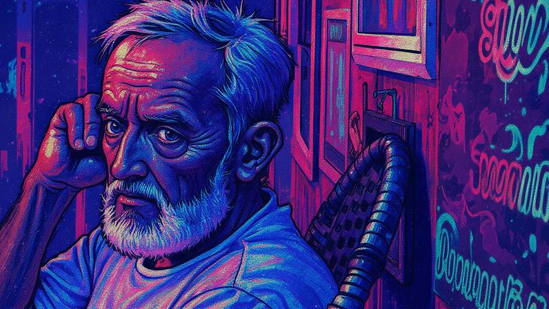 Líder seringueiro Raimundo Mendes de Barros em sua casa em Xapuri (AC) (Foto: Reprodução)