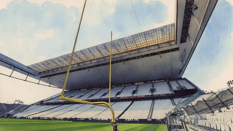 Corinthians cede estádio para partida da NFL entre Chargers e Chiefs (Foto: Reprodução)