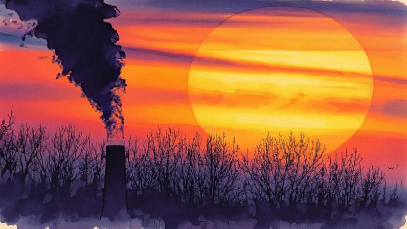 Planta térmica de carvão em Kansas City, Estados Unidos (Foto: Reprodução)