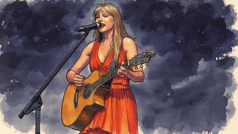 Taylor Swift terá um canal de rádio 24 horas na SiriusXM que tocará sua música sem parar por um mês, em torno do lançamento de 'Life of a Showgirl' (Foto: Reprodução)