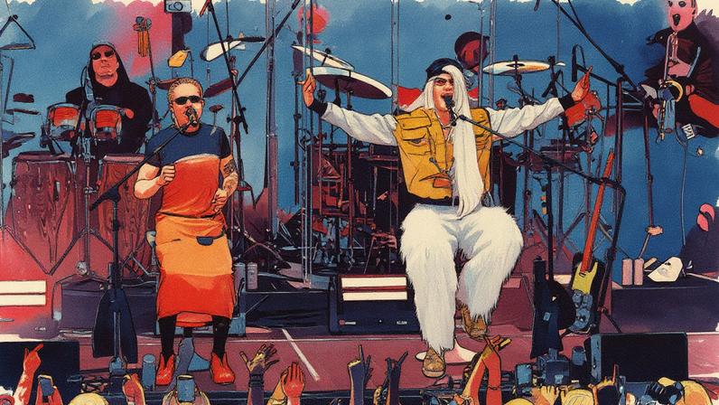 Dupla argentina Ca7riel & Paco Amoroso se apresenta no Circo Voador, no Rio de Janeiro (Foto: Reprodução)