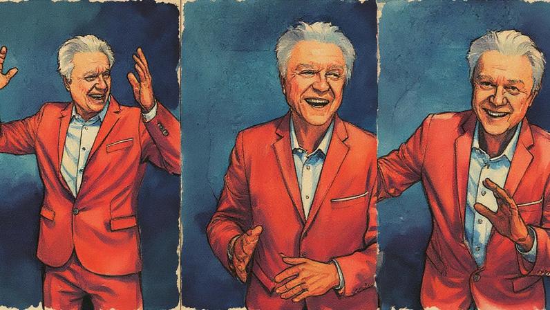 David Byrne posa em Londres (Foto: Reprodução)