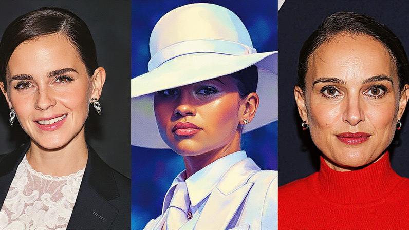 Emma Watson, Zendaya e Natalie Portman posam juntas em um evento (Foto: Reprodução)