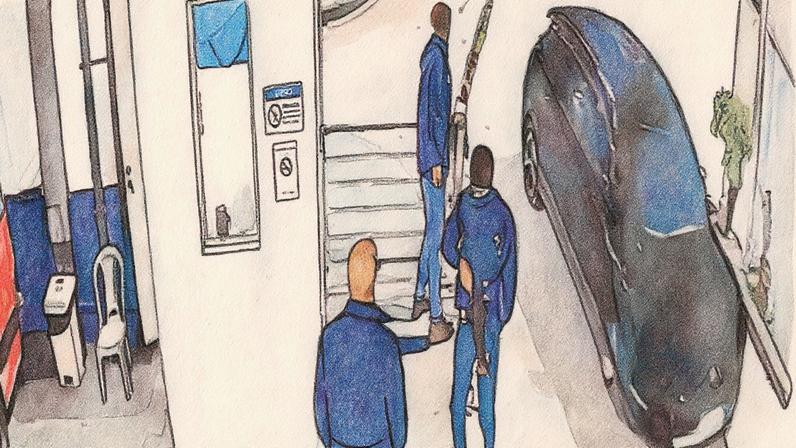 Bandidos chegam ao Hospital Pedro II (Foto: Reprodução)