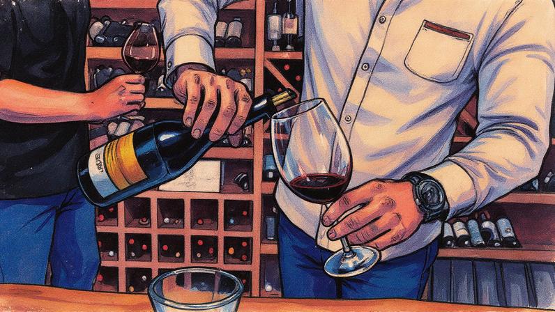 Degustação de vinhos no CasaShopping (Foto: Reprodução)