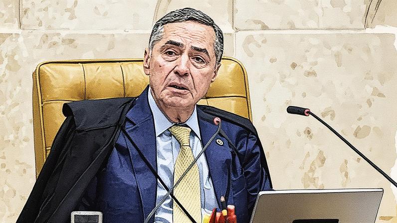 Ministro Luís Roberto Barroso, presidente do Supremo Tribunal Federal, em evento oficial (Foto: Reprodução)