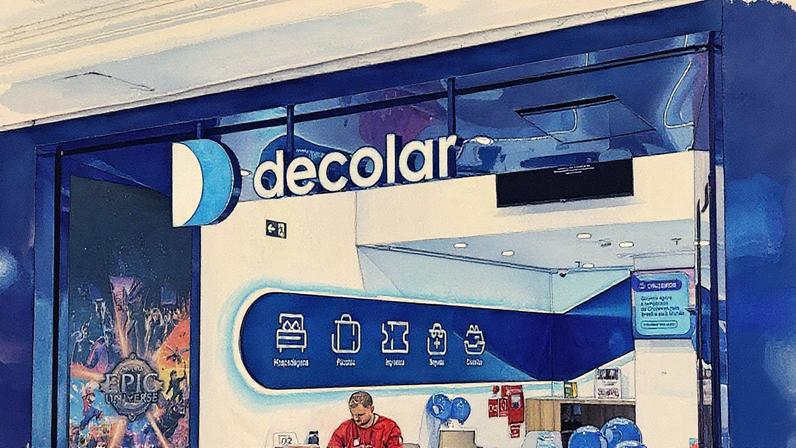 Loja da Decolar, que opera fora do Brasil com a marca Despegar, adquirida pela Prosus por US$ 1,7 bilhão no fim de 2024 (Foto: Reprodução)