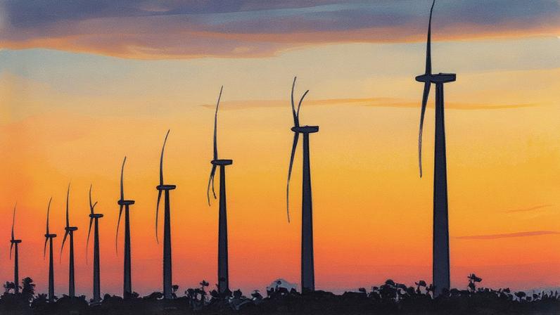 Matriz limpa. Entre dezembro de 2023 e novembro de 2024, foram destinados 12,7 bilhões de reais para projetos de geração eólica e solar (Foto: Reprodução)