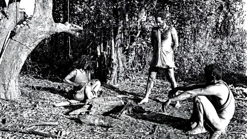 Cena do reality show 'Largados e Pelados - Brasil' (Foto: Reprodução)