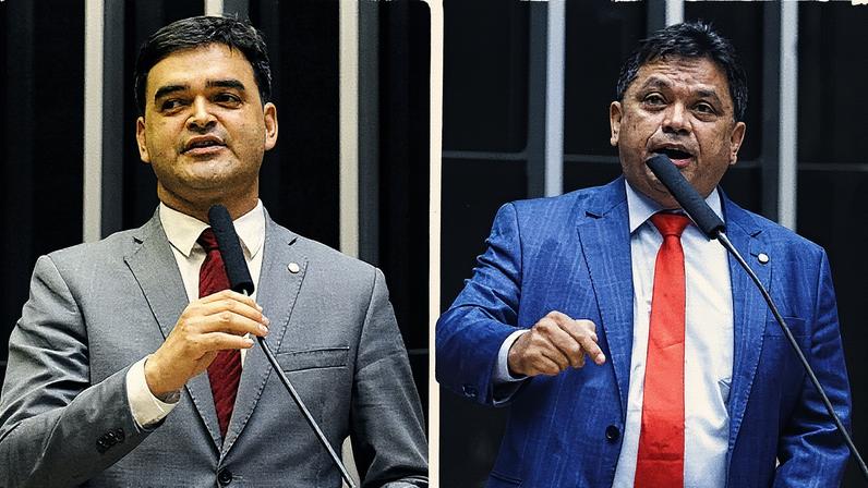 Rubens Pereira Júnior e Márcio Jerry dizem ter sido alvos de gravações ilegais atribuídas à Polícia Civil do Maranhão. O governo nega. Fotos: Agência Câmara