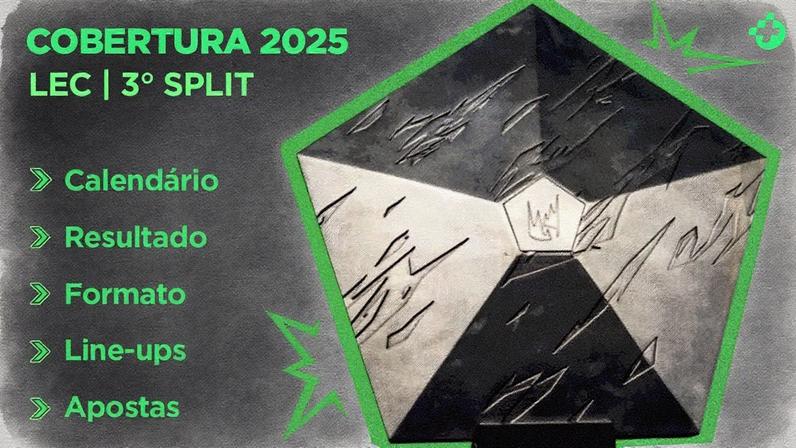 LEC 2025 Terceiro Split tem tabela, times e resultados completos