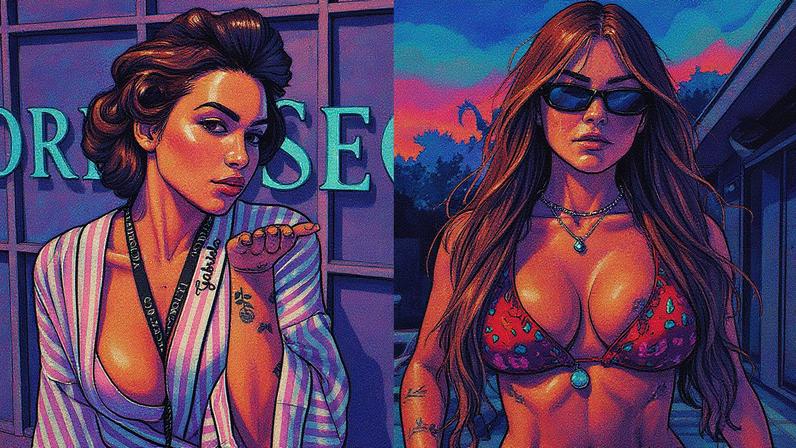 TikToker brasileira Gabriela Moura desfila no Victoria's Secret Fashion Show 2025 — Foto: Reprodução/Instagram