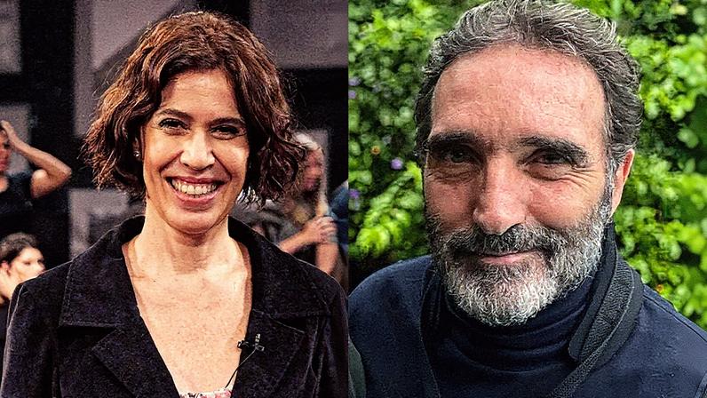 Maria Clara Gueiros e Edgar Duvivier — Foto: Juliana Coutinho/Divulgação e Reprodução/Instagram