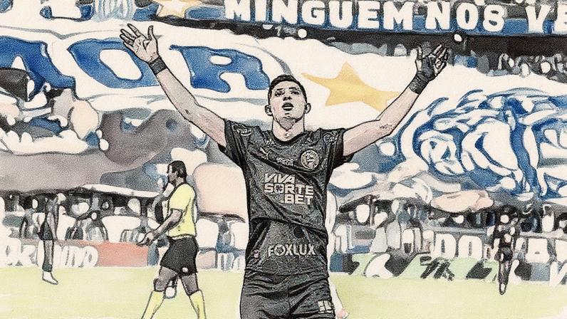 Erick Pulga comemora gol contra o Vasco (Foto: Fillipe Alves/Agência F8/Gazeta Press)