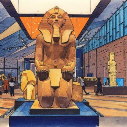 Político cobra fim do sistema de ingressos do Grande Museu Egípcio que afeta moradores locais