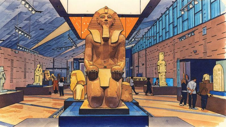 Político cobra fim do sistema de ingressos do Grande Museu Egípcio que afeta moradores locais