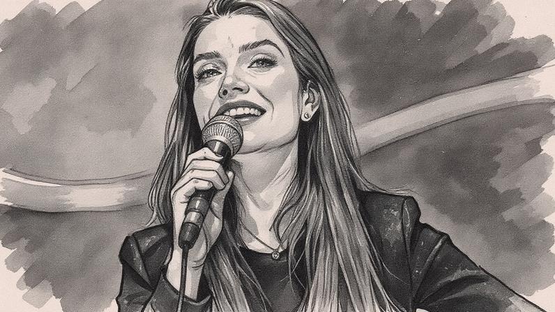 Cantora mineira Camila Campos. Foto: Divulgação.