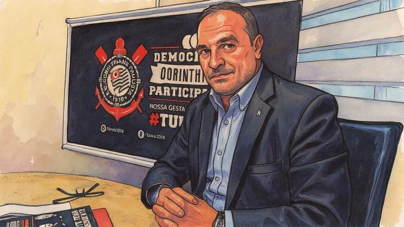 Romeu Tuma, presidente do Conselho Deliberativo do Corinthians (Foto: Guilherme Amaro)