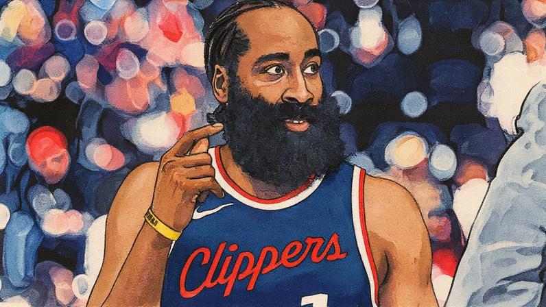 James Harden - Los Angeles Clippers x Brooklyn Nets - NBA (Foto: Juan Ocampo/AFP)