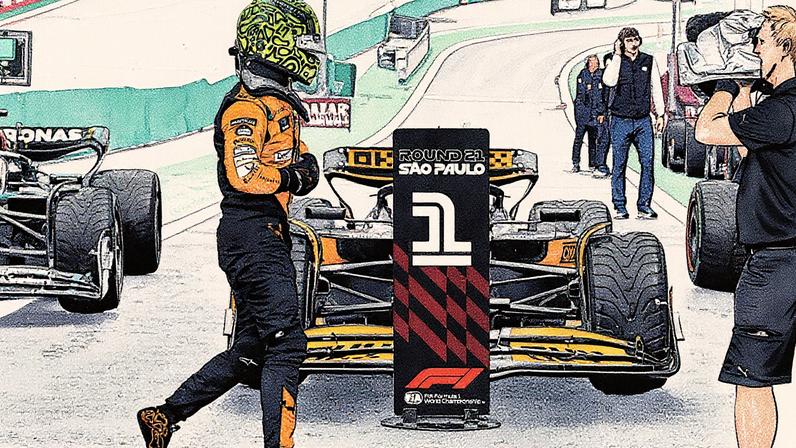 Lando Norris - GP de São Paulo - Interlagos - Fórmula 1 (Foto: Miguel Schincariol / AFP)