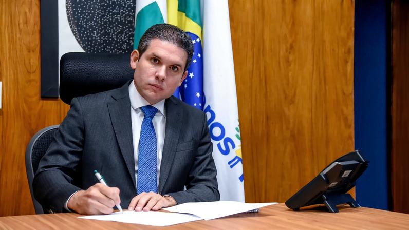 Motta expõe publicamente mal estar do Congresso Nacional com Lula. (Foto: Douglas Gomes / Republicanos)