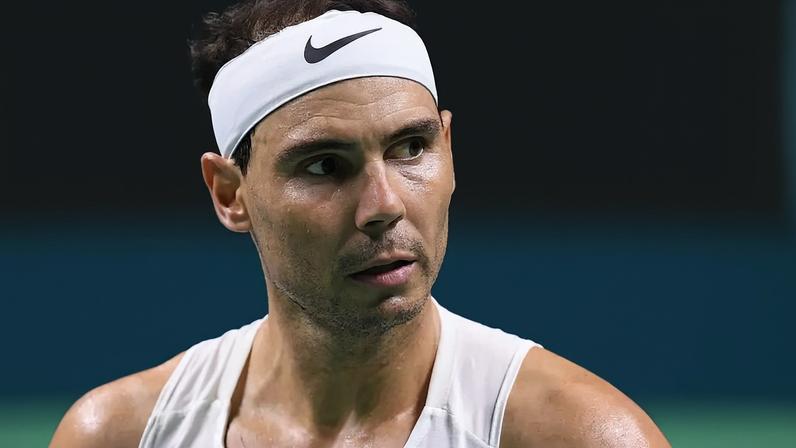 Rafael Nadal na Copa Davis (Foto: JORGE GUERRERO / AFP)