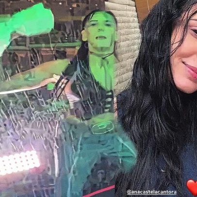 Ana Castela conversa com Zé Felipe após show sob temporal