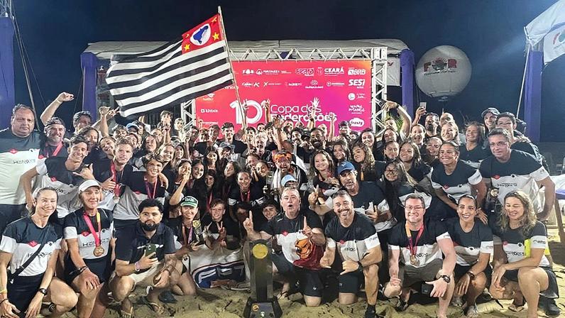 São Paulo conquista o tricampeonato na copa das federações de tênis de praia