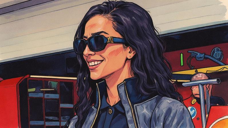 Rayssa Leal em Interlagos (Reprodução)