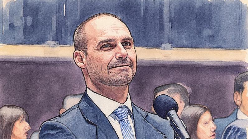 Por unanimidade, STF torna Eduardo Bolsonaro réu por coação