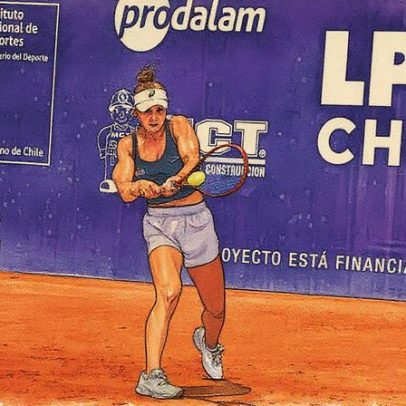 Pigossi cai nas oitavas de simples, segue nas duplas em Colina