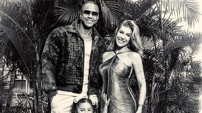 Léo Santana e Lore Improta com Liz — Foto: Yago Mesquitta/divuogação