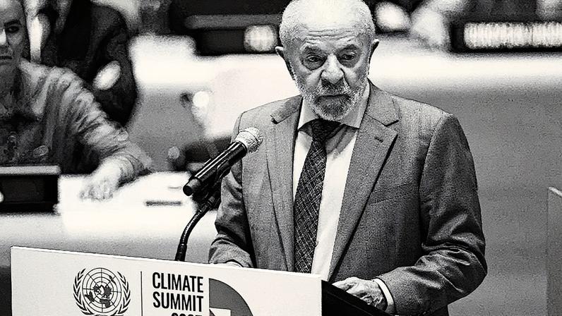 Presidente Lula fala na Cúpula do Clima na ONU Imagem: Charly Triballeau - 24.set.2025/AFP