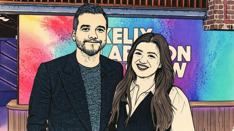 Wagner Moura participa do 'The Kelly Clarkson Show' — Foto: Divulgação